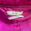 CO Magenta Mink Fur Jacket For Discount