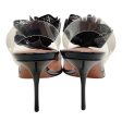 Alaia Black Patent   Clear Fleur 90 Mules Fashion