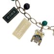 Chanel Silver 2006 Cruise Collection Enameled Charm Necklace Sale