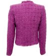 Iro Magenta Tweed Raceli Jacket Discount