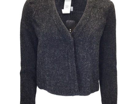 Akris Charcoal Grey Boucle Knit Wool and Alpaca Knit Jacket Cheap