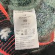 Chloe Sea Green Cactus Flower Intarsia Knit Sweater For Sale