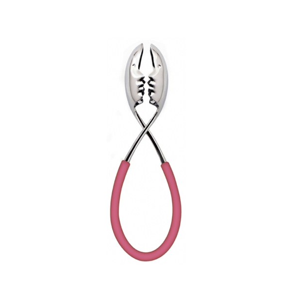 KISS STAINLESS TONGS WITH PINK HANDLE Hot on Sale