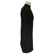 Carolina Herrera Black Bejeweled Long Sleeved Crepe Dress Discount