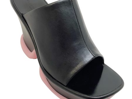 Stella McCartney Black   Pink Shroom Platform Sandals For Sale