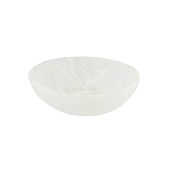 MEDIUM WAVE BOWL IN SOLID WHITE Discount