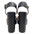 Laurence Dacade Black Leather Rosange Studded Platform Sandals Online now