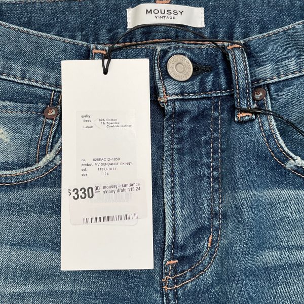 Moussy Vintage 113 D BLU Sundance Skinny Jeans For Cheap