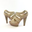 Christian Louboutin Suede Platform Heeled Sandals. Size 9 Online now