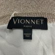 Vionnet Gold Shimmer Long Sleeved Roundneck Wool Knit Sweater Hot on Sale