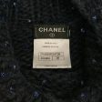 Chanel Navy Blue Cashmere and Mohair Sweater with Sequins Supply