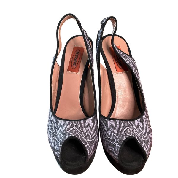 Missoni Peep Toe Platform Slingbacks. Size 39 Online