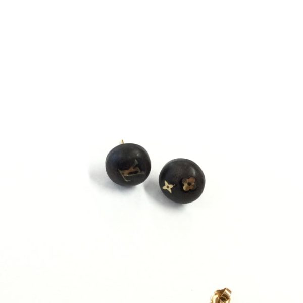 Louis Vuitton Mini Button Earrings Cheap