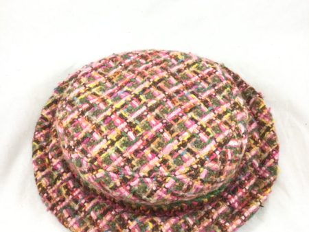 Chanel Tweed Hat. Size 57 Online now