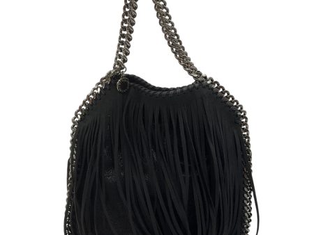 Stella McCartney Black Fringed Mini Falabella Handbag Online Sale