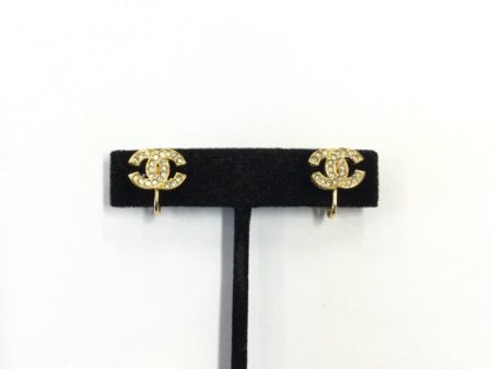 Chanel Crystal Cc Clip Earrings. Online