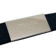 Prada Navy Blue Elastic Pull On Belt Online