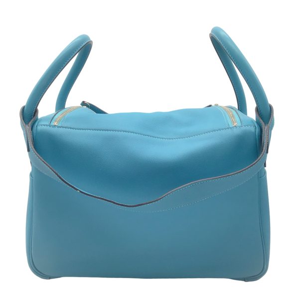 Hermes Turquoise 2007 Leather Lindy Handbag Sale