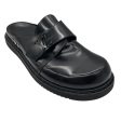 Louis Vuitton Men s Black Leather LV Monogram Easy Mule Fashion