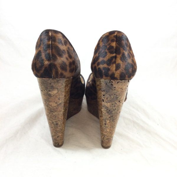 Christian Louboutin Leopard Wedges. Size 39.5 Hot on Sale