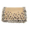 Chanel Beige 2005 Tweed Trimmed Lamb Shearling Scarf For Discount