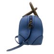 Givenchy Blue   Taupe Lucrezia Leather Double Top Handle Shoulder Bag Supply