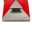 Bottega Veneta Nail Polish Red Leather Belt with Silver Buckle Hot on Sale