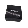 Chanel Ivory CC Logo Silk Camellia Brooch Cheap