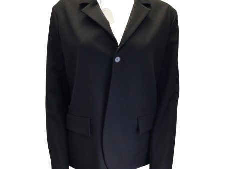 Gauchere Black Cut-Out Back Wool Blazer Online Hot Sale