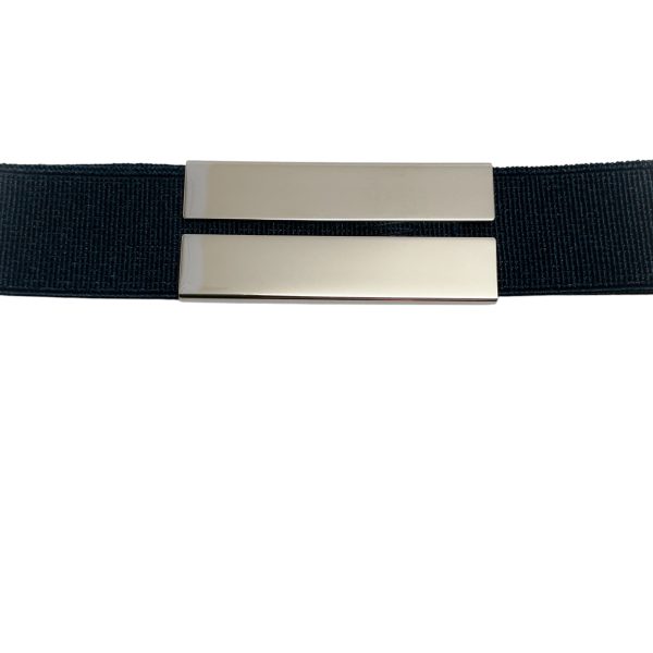 Prada Navy Blue Elastic Pull On Belt Online