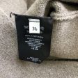 Balenciaga Taupe Short Sleeved Sweetheart Neckline Wool Knit Sweater Cheap