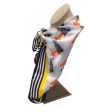 Prada White   Yellow   Orange   Black 2015 Bunny Arrow Print Square Silk Scarf Online Hot Sale