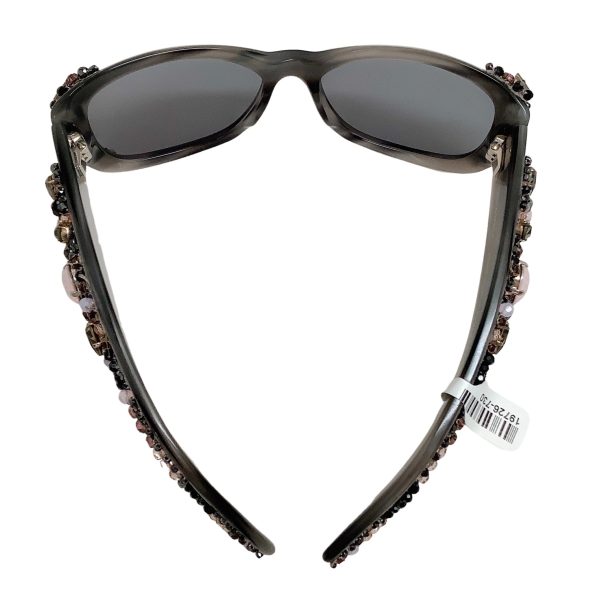 Chanel Grey Crystal Bijou Numero 2 Sunglasses Online Hot Sale