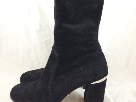 Prada Suede Booties. Size 36 Online Hot Sale