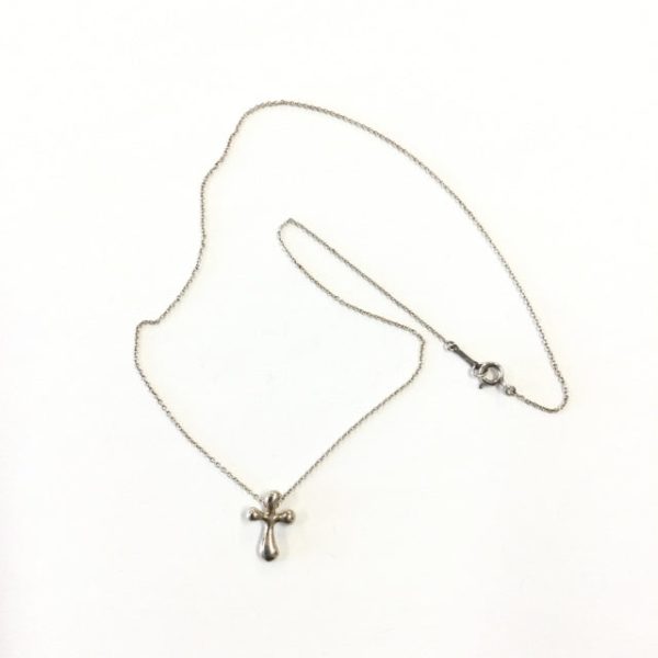 Tiffany & Co. Elsa Peretti Cross Necklace Cheap