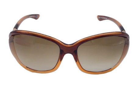 Tom Ford Brown Jennifer Soft Square Sunglasses Online now