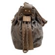 Chanel 2012 Brown Leather Quilted Bindi Shoulder Bag with Stingray Flap Fashion