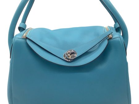 Hermes Turquoise 2007 Leather Lindy Handbag Sale