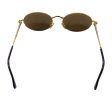 Boucheron Blue Vintage 1990s Retro Round Lens Gold Plated Sunglasses Online